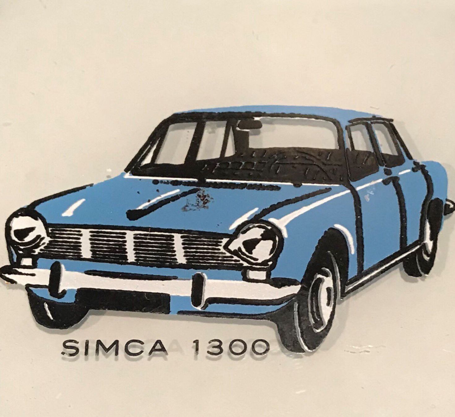 Bicchieri: Antikes Glasschälchen, Simca 1300 – Nuovo (secondo la descrizione) da Einsiedeln venduto da artgallery59 1