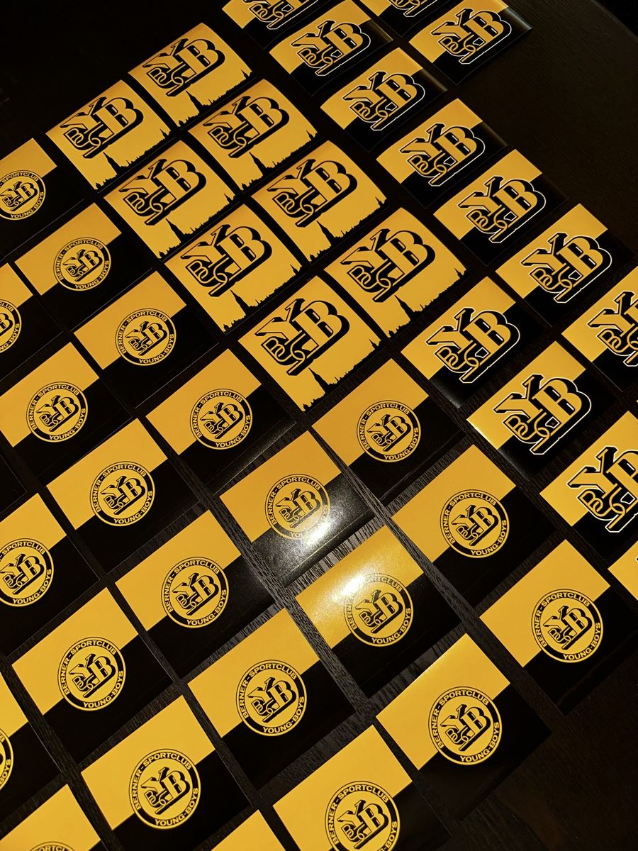 Aufkleber: BSC YB Fan Sticker Set (60 Stk.)  – Neu (gemäss Beschreibung) aus Bern von  2