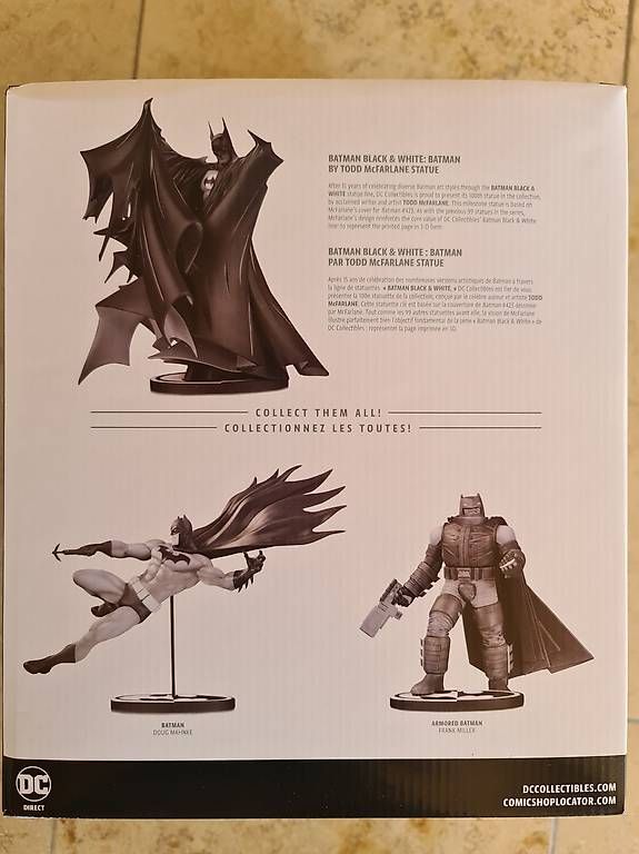 Statuette: Batman Black & White Statue - Todd McFarlane 1.0 Version! – Usato da Ittigen venduto da joel91 2