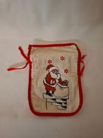 Stoffsack, Stoffbeutel Samichlaus od. Weihnachten mit Kordel
