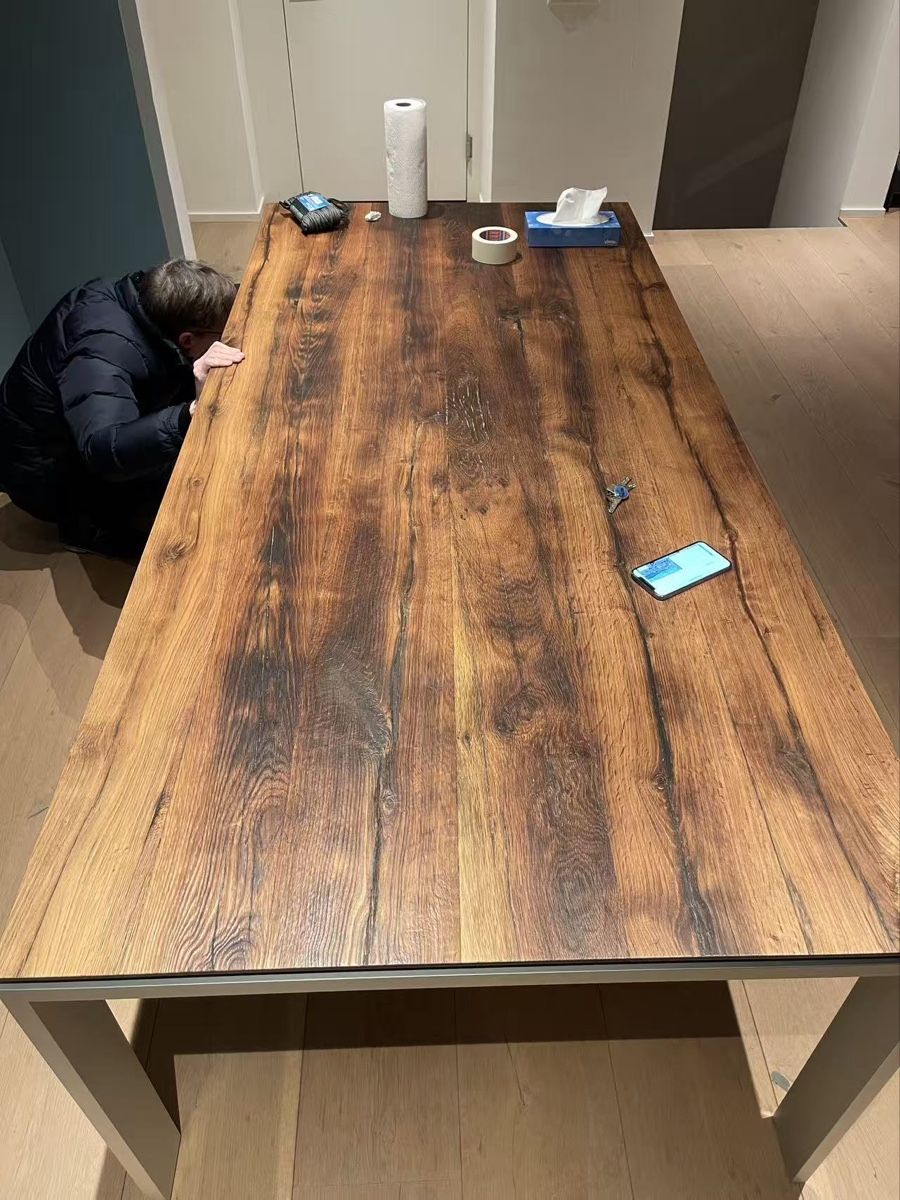 Tische: Extendable Natural Oak Dining Table, Seats 6-8, Like New! – Gebraucht aus Stäfa von sun_979v 3