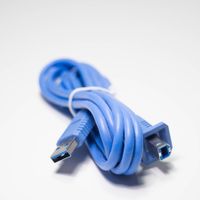 USB‑3.0‑A uf USB‑B Kabel für Drucker/Lesegerät.