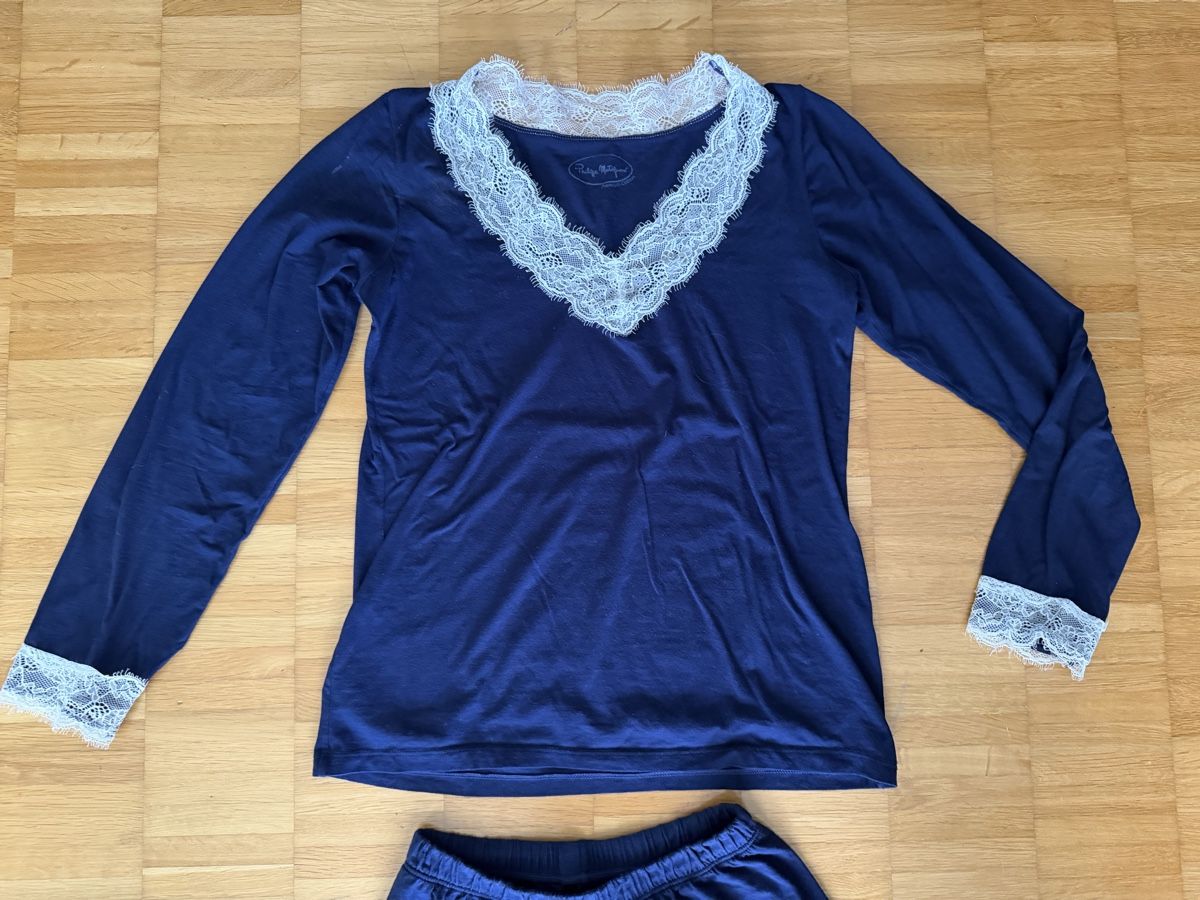 Negligees & Pigiami: Schlafanzug Gr. S/M Philippe Matignon dunkelblau – Usato da Jona venduto da Good_luck_ 1