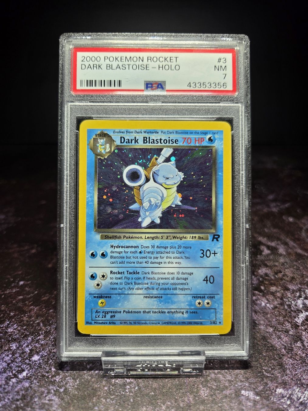 Pokémon Carte collezionabili: 2000 POKEMON ROCKET 3 DARK BLASTOISE-HOLO PSA 7 – Usato da Lauerz venduto da gp9_zt9k 4