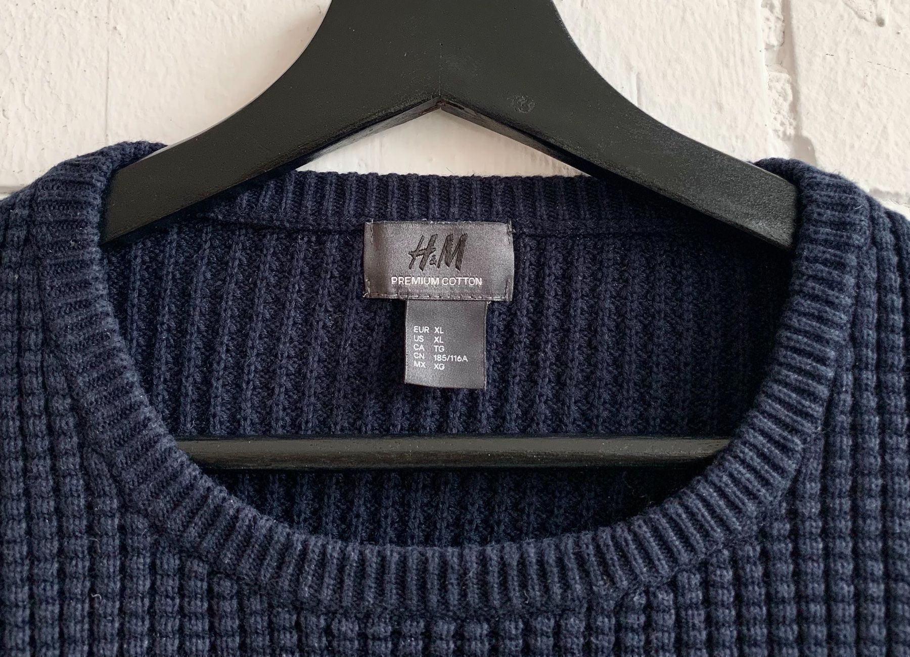 H&M Maglioni & Felpe: Blauer Herren Strickpullover von H&M – Usato da Bern venduto da Fraeuleinhonig 1