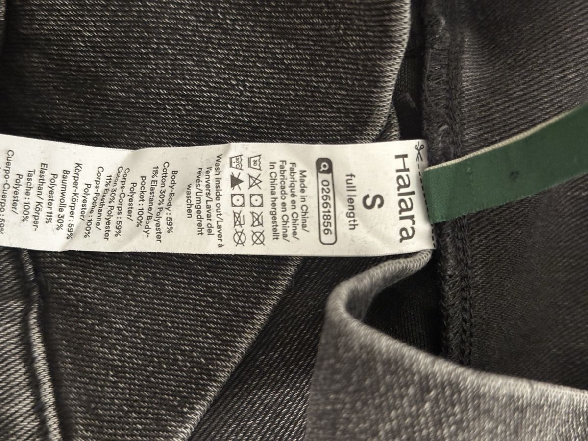 Halara Leggings: Halara Arbeitsleggins aus elastischem Denim-Strick Grösse S – Nuovo (secondo la descrizione) da Eglisau venduto da Brewster1 3