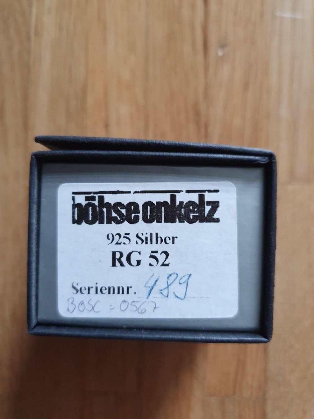 Ringe: Böhse Onkelz Ring mit eintragung B.O.S.C.. – Neu (gemäss Beschreibung) aus Alpnach Dorf von Claudio1488