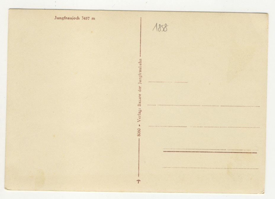 Cartoline postali: Jungfraujoch belebt – Usato da Kirchberg BE venduto da Mgh 2