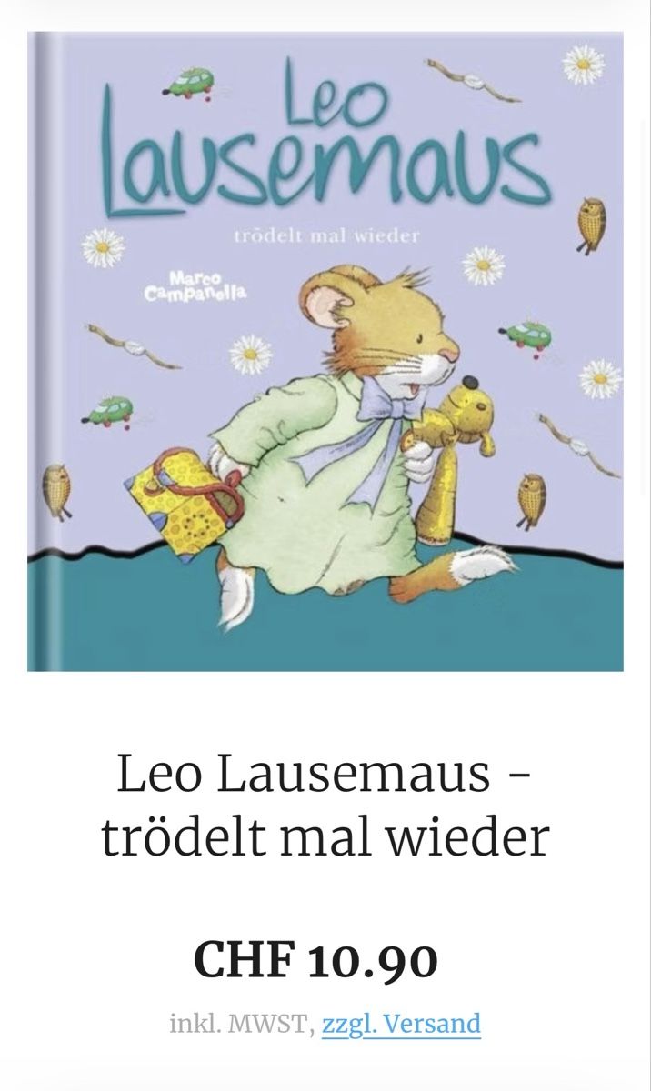 Libri: 2 Bücher Leo Lausemaus – Usato da Stäfa venduto da Exclusive0 2