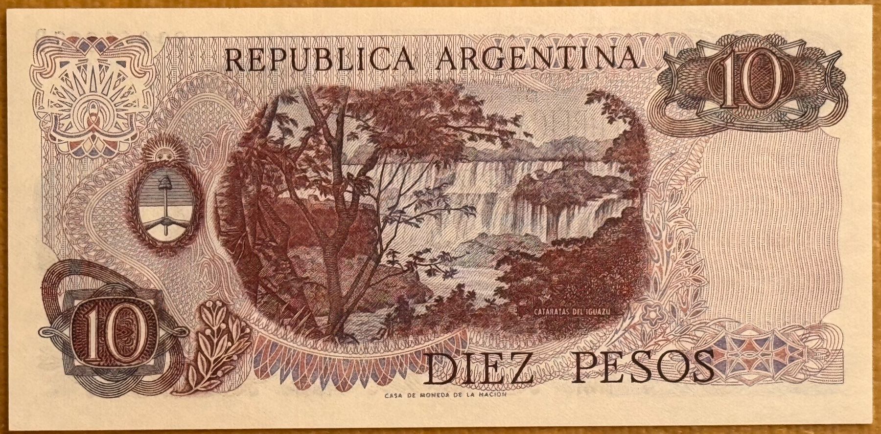 Banconote: Argentinische Banknote - 10 Pesos - Raritat – Usato da Andwil SG venduto da Ariisa1234 1
