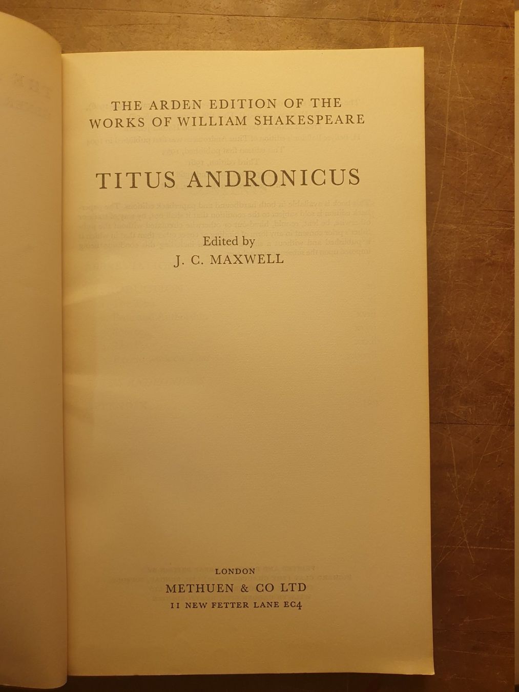 Libri: Titus Andronicus - William shakespere – Usato da Zürich venduto da loosebone 2