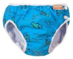 Imse Vimse Badewindel/Couche piscine 9-12kg Fisch türkis