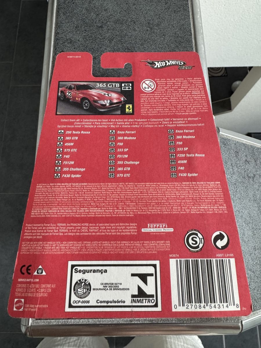 Hot Wheels Modellini d'auto: Hot Wheels Ferrari 365 GTB  – Nuovo e nell'imballaggio originale da Hochfelden venduto da Strasser18 2