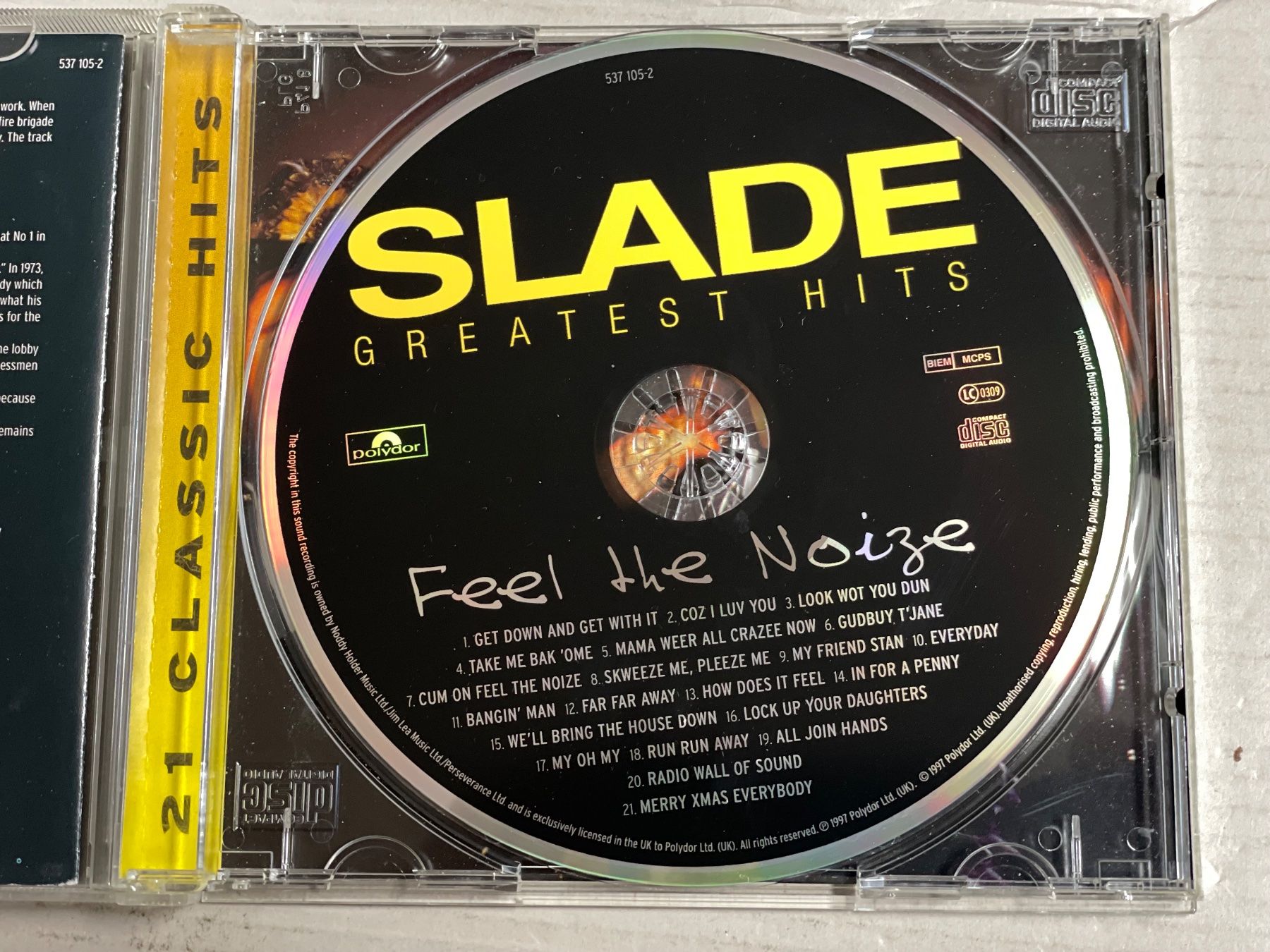 CD: Slade-Greatest Hits - Glam - Top – Usato da Muri b. Bern venduto da AdidasCollector 2