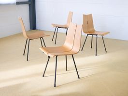 Stuhl Hans Bellmann für Horgen Glarus | Beige