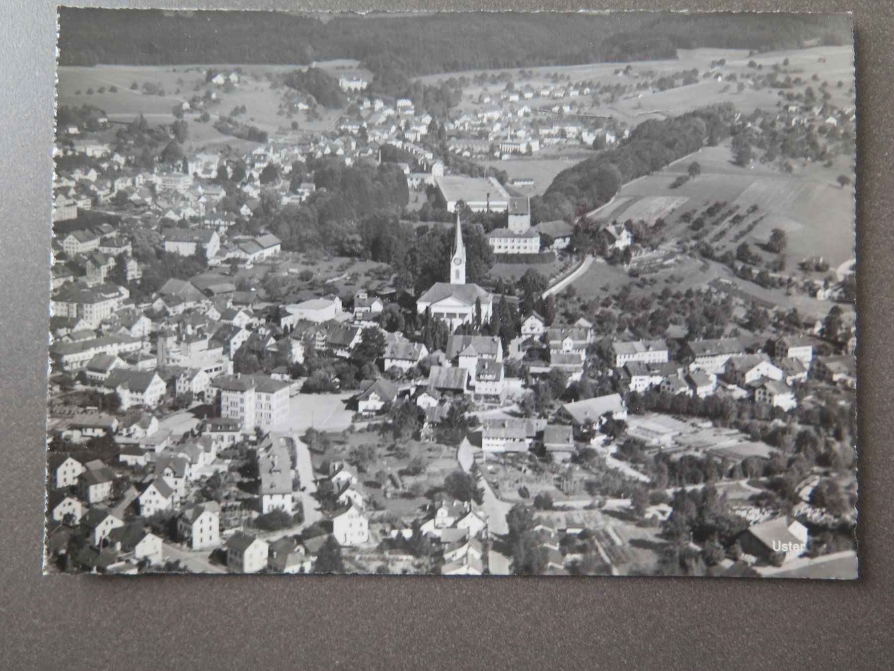 Cartoline postali: USTER - FLUGAUFNAHME – Usato da Wittenbach venduto da lipasal