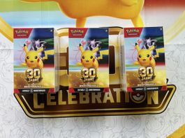 Pokémon- 3x 30 Jahre Boosterbundle de