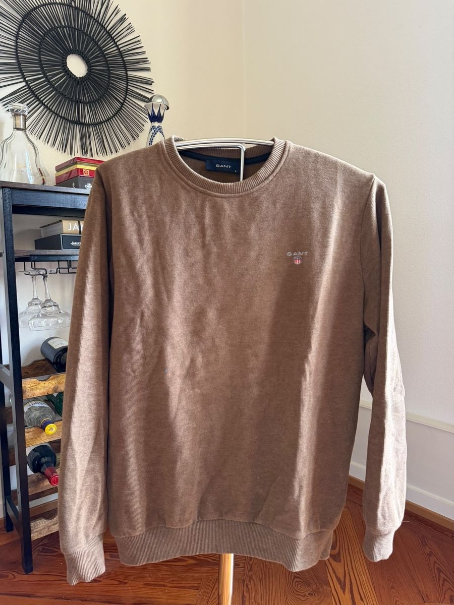 Pullover & Sweatshirts: GANT Braun Rundhalspullover – Gebraucht aus Genève von SwissBoug 2