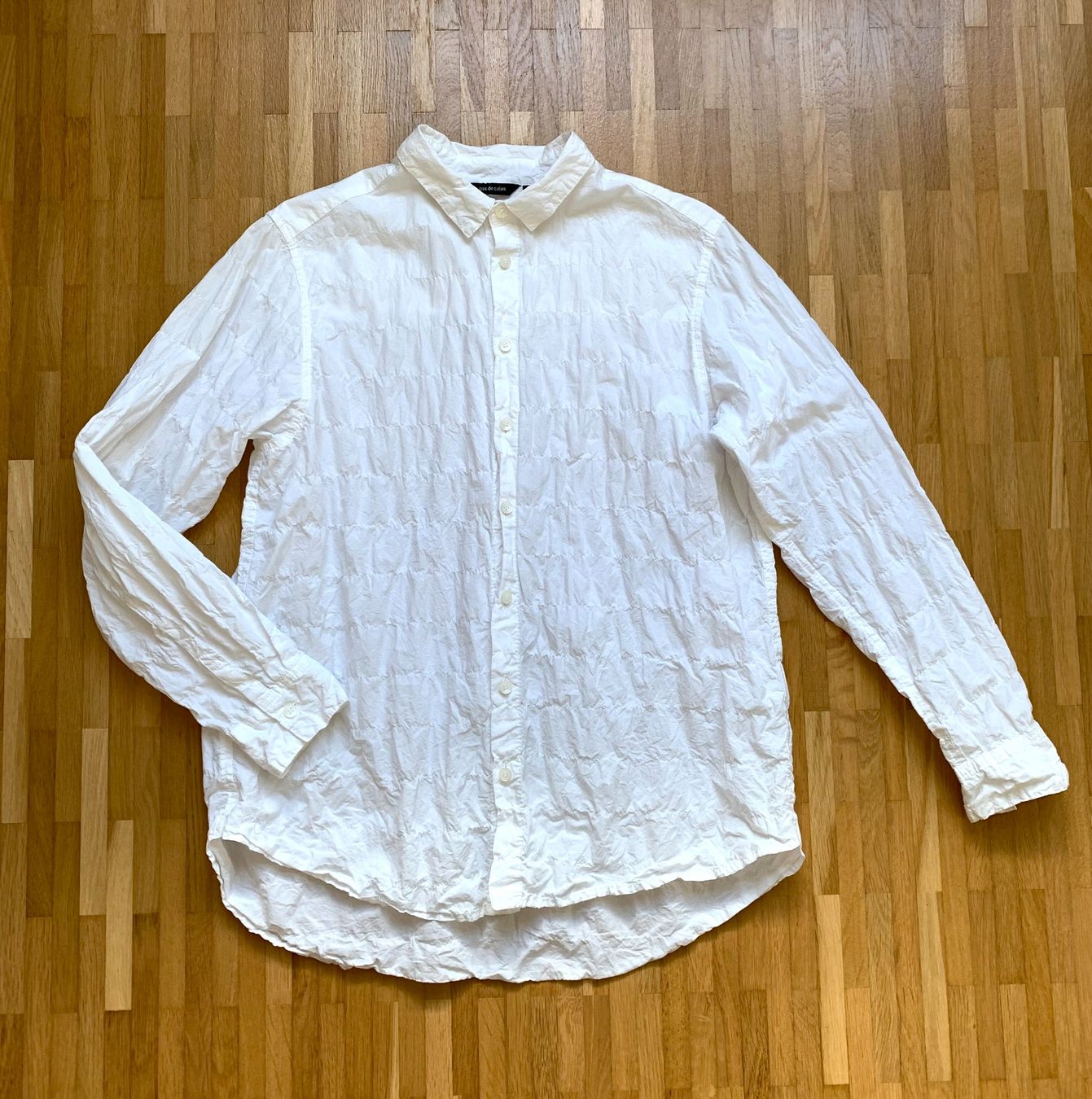 Camicette: Pas de Calais white cotton crinkle shirt – Usato da Basel venduto da gladghost