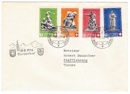 Lettre de Bern BPA A295 pour Steffisbourg 1.VIII.40
