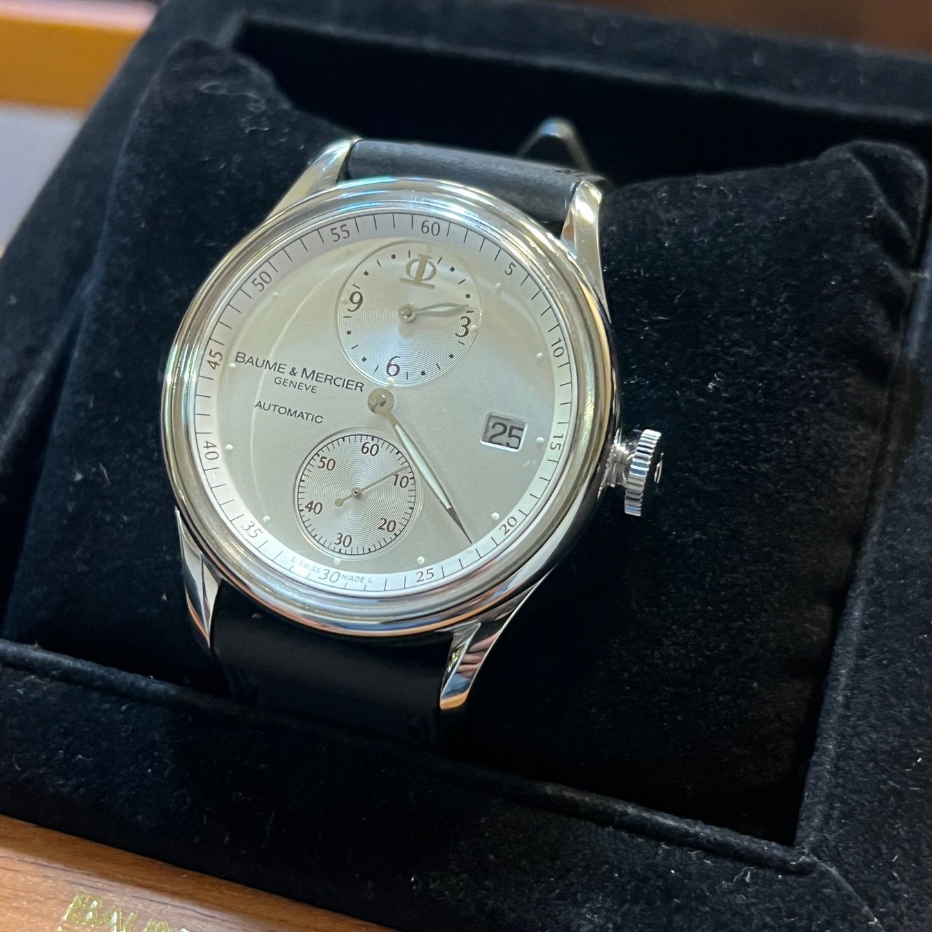 Baume & Mercier Uhren: Baume & Mercier Automatic Date Full Set 65573 – Gebraucht aus Carouge GE von Watchaser 2