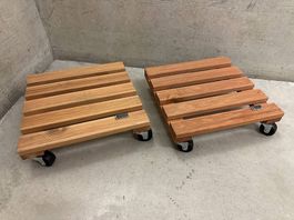 WAGNER Toscana plant roller wood 29x29🧡 Pflanzenroller Holz