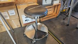 Kraftwerk Werkstatthocker mit Rollen Rollhocker