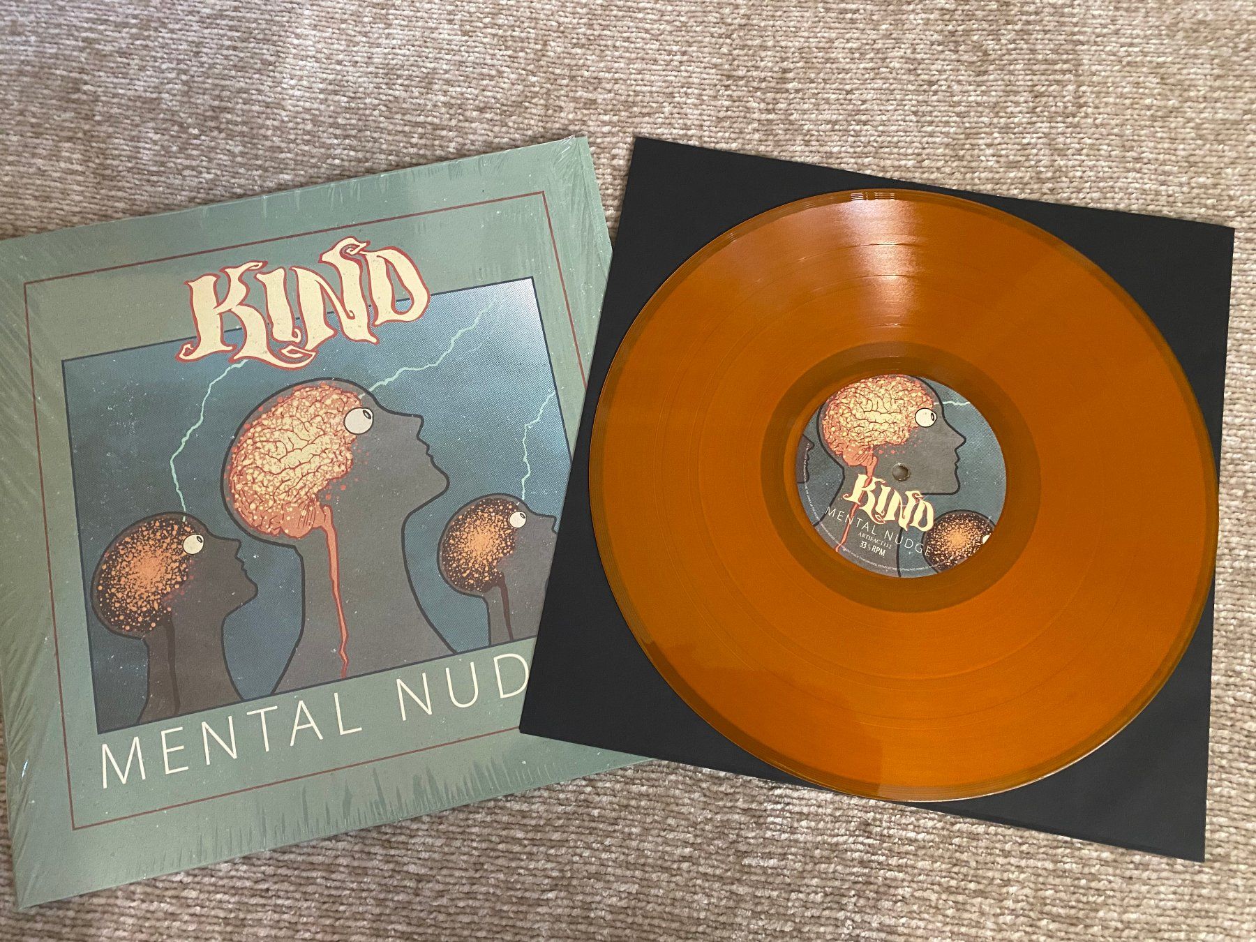 Dischi in vinile: Kind – Mental Nudge / LP Orange – Nuovo (secondo la descrizione) da Basel venduto da Dinosauce