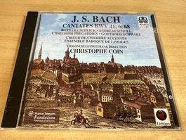X2 Bach Schlick Scholl Prégardien Coin Cantates BWV 41 6 68