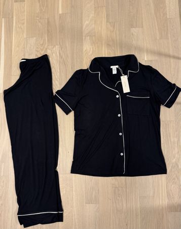 Eberjey Gisele Pyjama Set Gr. XS – Schwarz – NEU mit Etikett