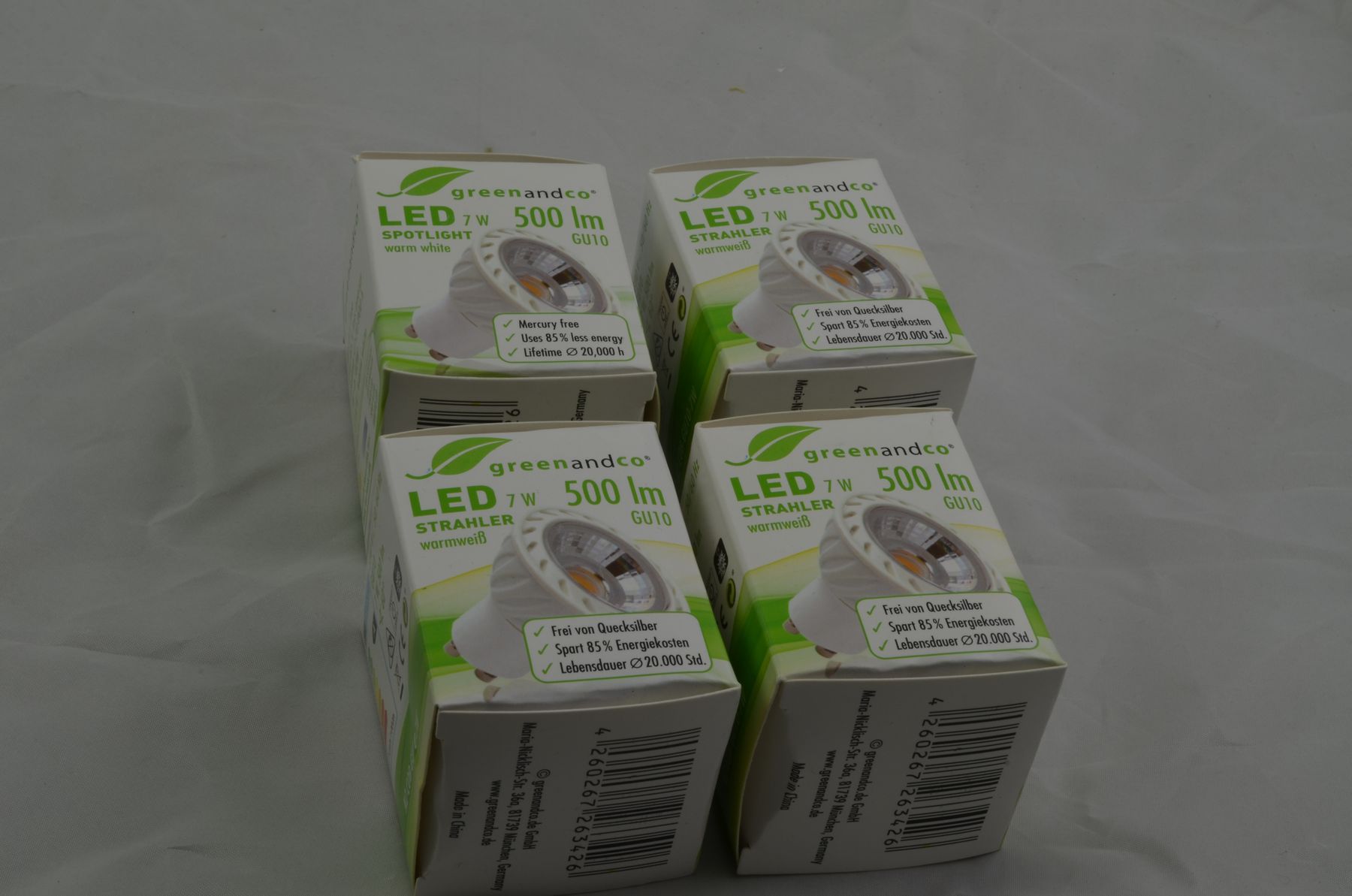 Lampade: 4x LED Strahler warmweiss 7W 500lm – Usato da Buchs AG venduto da SellAndBuyX