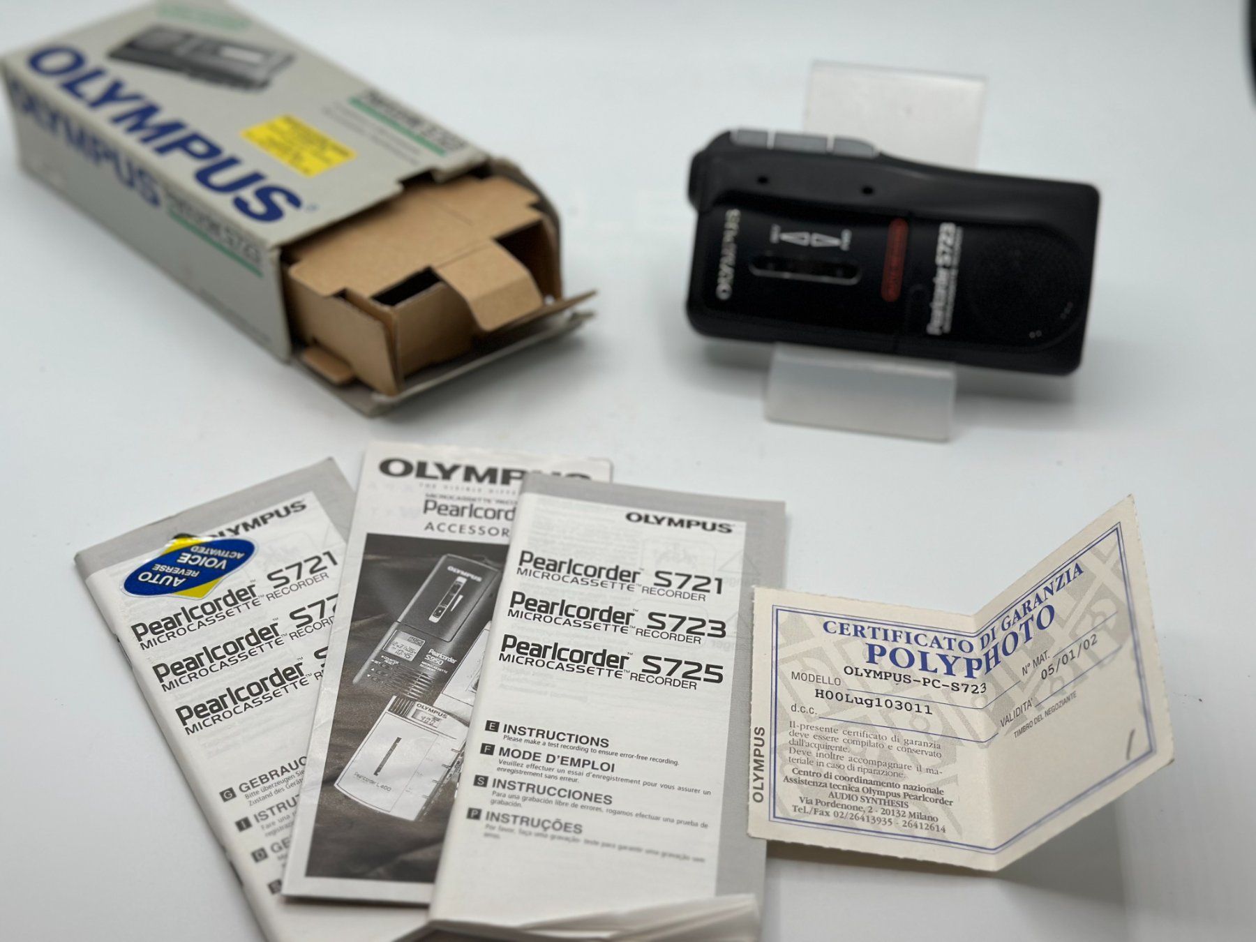 Olympus J500 Pearlcorder Dictaphone Enregisteur à Microcassette