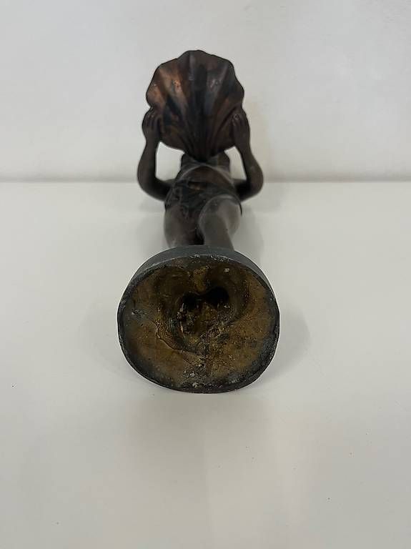Statuette: Statuette en bronze garçon avec coquillage – Usato da Les Acacias venduto da kim_2dxt 2