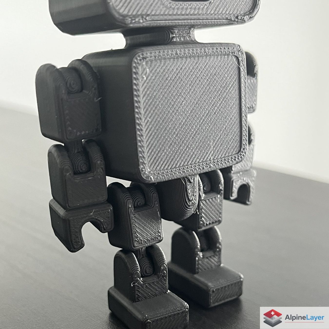 Giocattoli: Articulated Robot 3D Printed Figure Dark Grey – Nuovo (secondo la descrizione) da Losone venduto da AlpineLayer