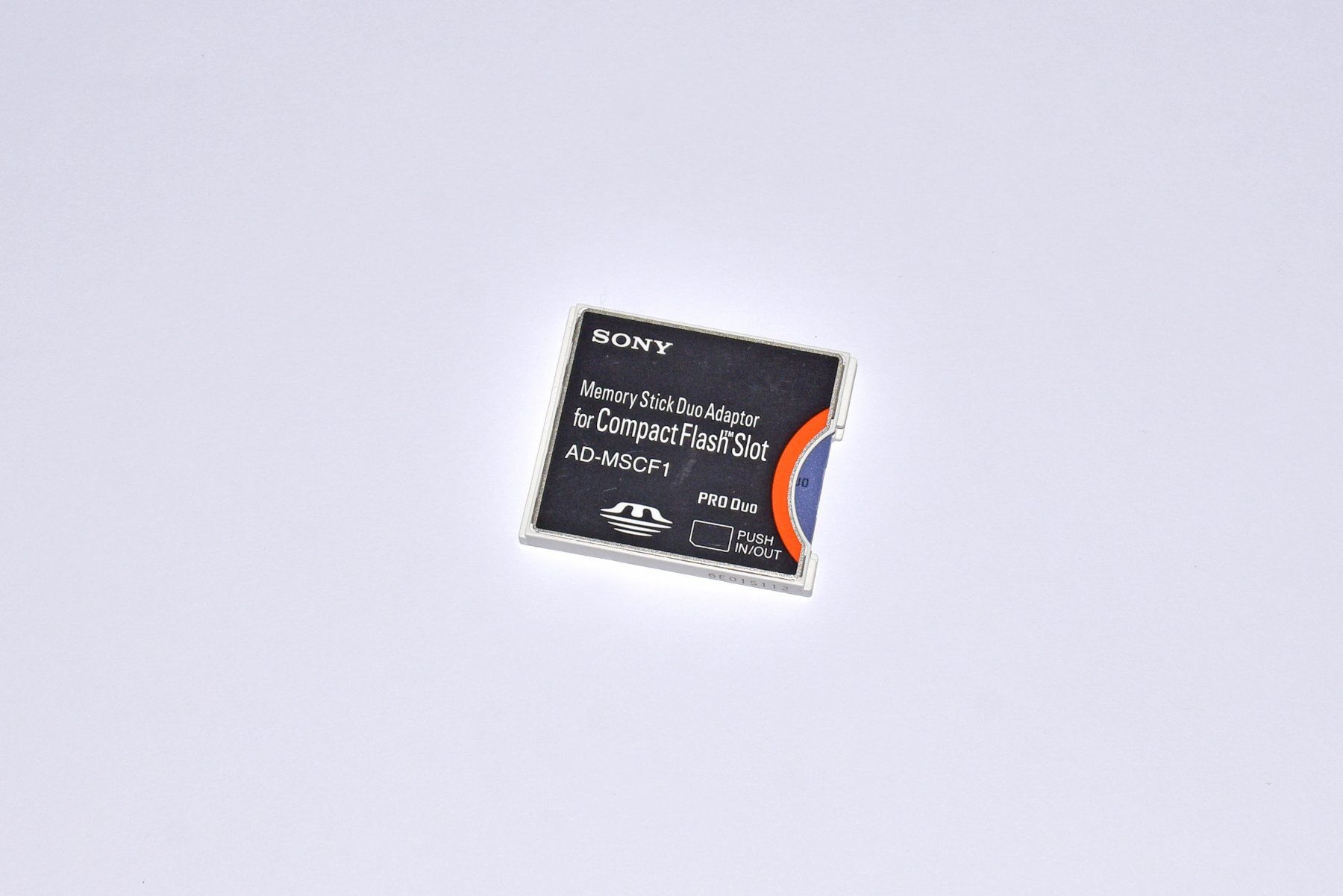 Laufwerke & Adapter: Sony AD-MSCF1 Memory Stick Duo Adapter Compact Flash Slot – Gebraucht aus Dietikon von ruvostar 2