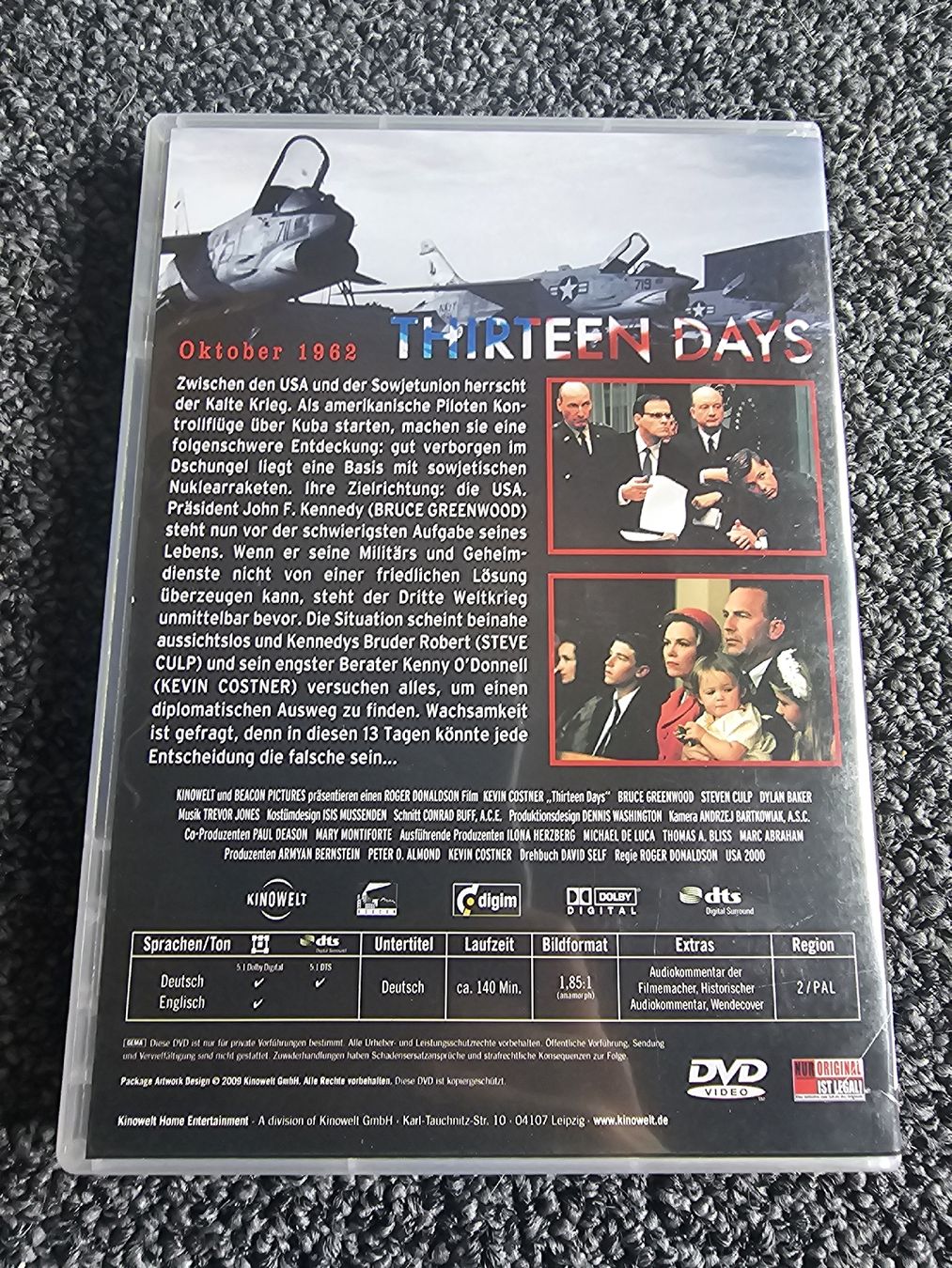 Tous les DVDs: DVD Thirteen Days (22568) – D'occasion à Ruswil par jan_bxl5 1