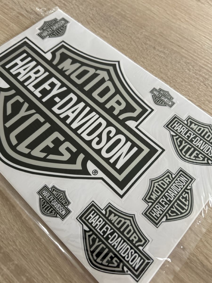 Harley-Davidson Sticker: Autocollants gris Harley-Davidson  – Nuovo (secondo la descrizione) da Thierrens venduto da Bigla 2