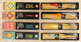 4 Pack Räucherstäbchen Tribal Soul, Palo Santo, White Sage..
