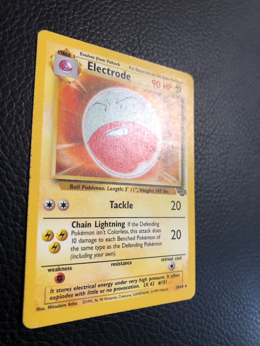 Pokémon Carte collezionabili: 1999 Jungle Electrode rare 18/64 Ab 1 – Usato da Paradiso venduto da Pkmn10 1
