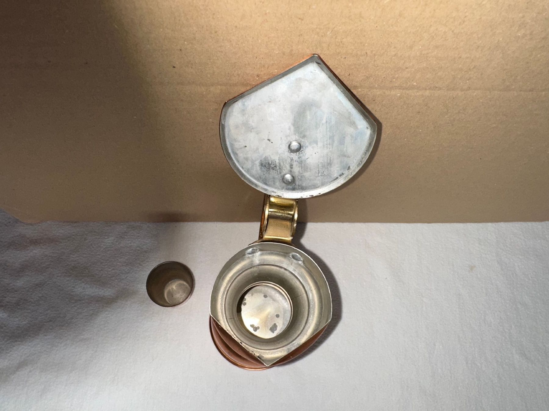 Caraffe: Pichet et gobelet en cuivre Egro – Usato da Ste-Croix venduto da BuffetSC 4