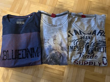 3 Herren T-Shirts Grösse S s.Oliver Standart Brand