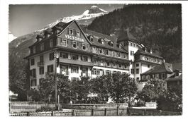 Kandersteg (BE) Grand Hotel Victoria - Tea Room Foto-AK 1950