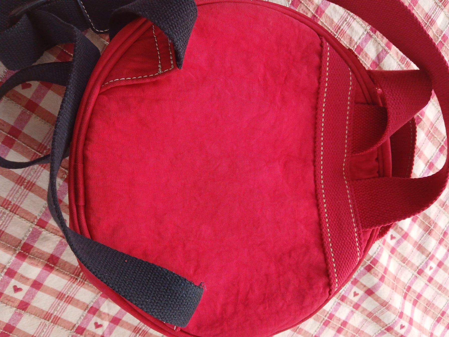 Kipling Zaini: Sac à dos rond rouge Kipling – Usato da Fregiécourt venduto da Triton_bleu 2