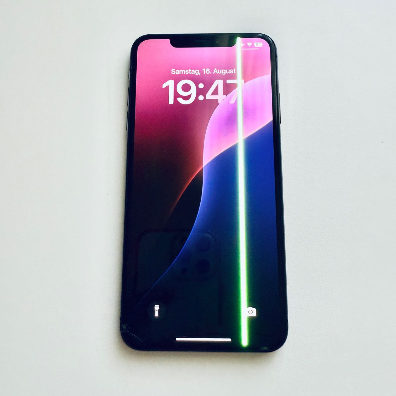 Apple Handys / Smartphones: iPhone XS Max 256GB Schwarz mit Displaybruch – Gebraucht aus Basel von MY.AIRPODS.SHOP