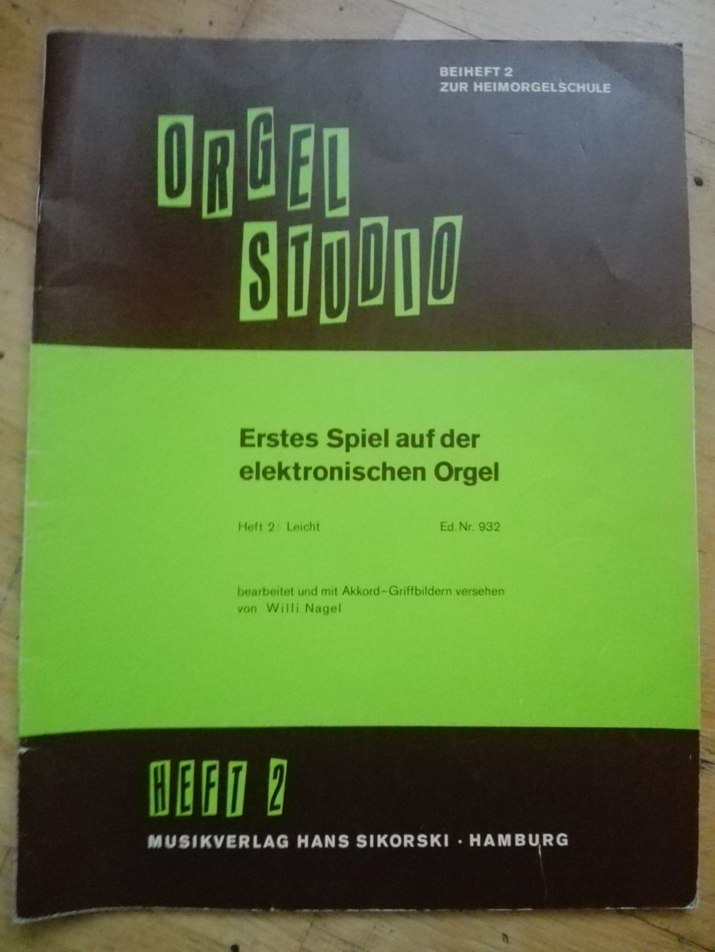 Livres: Orgel Studio - Erstes Spiel auf der Orgel (Heft 1 + 2) ©1972 – D'occasion à St.Gallen par elk2022 6