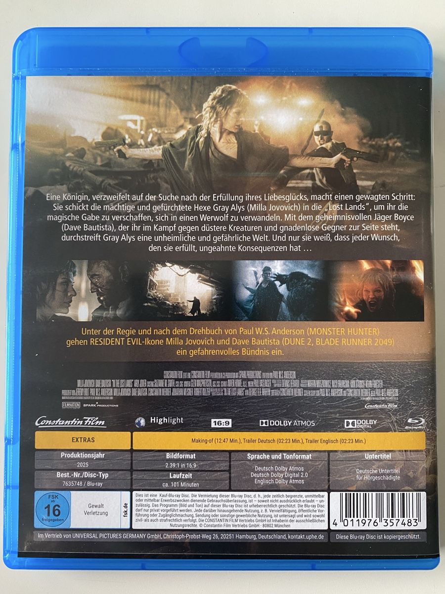 Tutti i DVDs: In the lost Lands – Usato da Gasel venduto da Ntomate 1