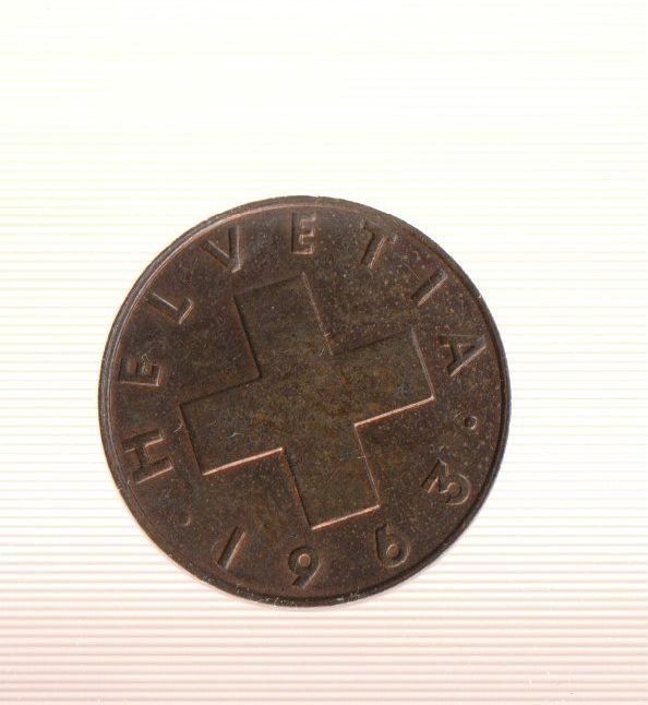 Tutti le monete: MONETA SVIZZERA 1 centesimo 1963 usata - circolata Rame – Usato da Vezia venduto da Aquarius_Age