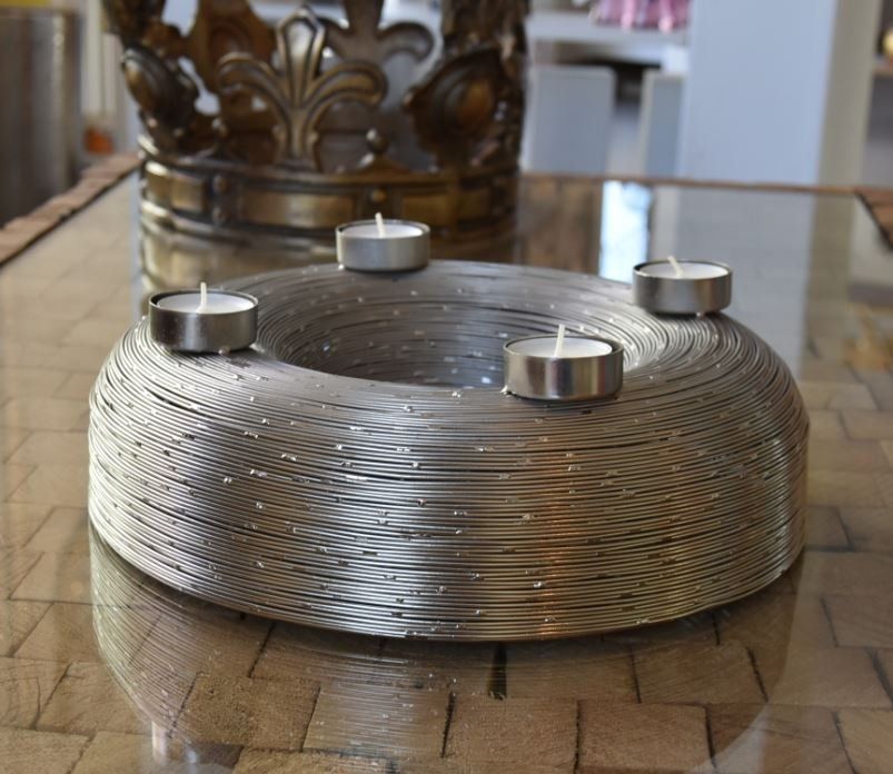 Bougeoirs: Kerzenkranz Metall – D'occasion à Menziken par _Goldis_
