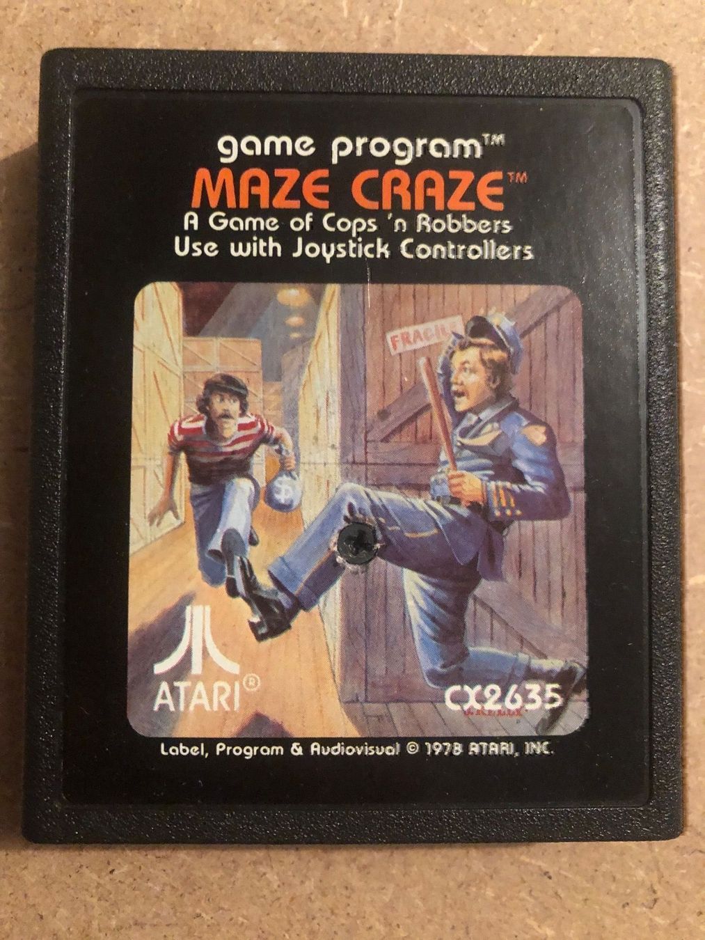 Spiele: Maze Craze für Atari 2600 – Gebraucht aus Kestenholz von Inna09