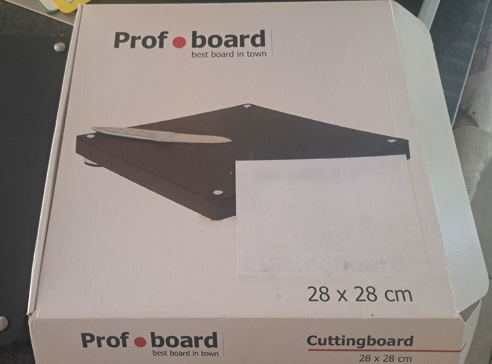 Küchengeräte: Profiboard Cuttingboard 28 x 28 cm – Gebraucht aus Rechthalten von Cnirvana